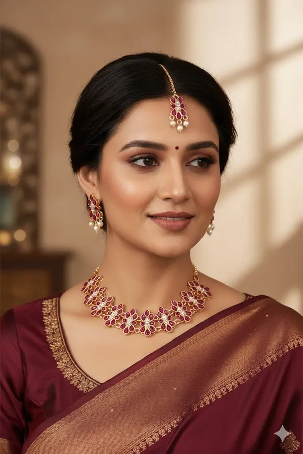 Red_Gold-Tone_Bridal_Jewellery_Set_for_Women