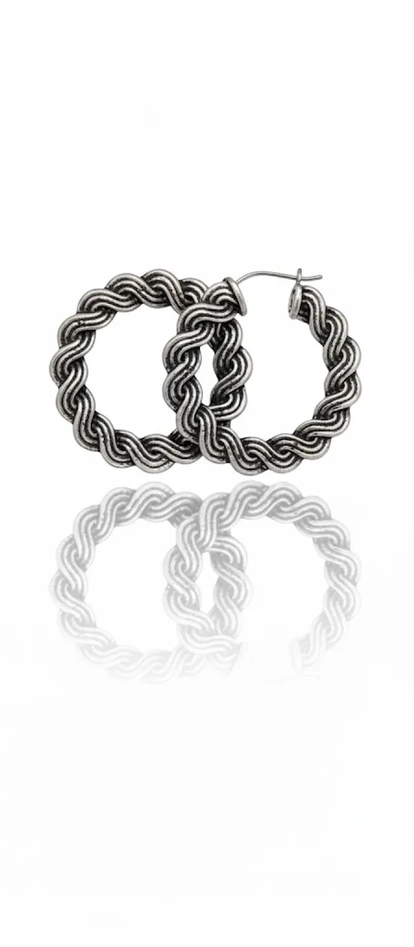 Silver_Oxidised_Twisted_Hoop_Earrings_for_Women
