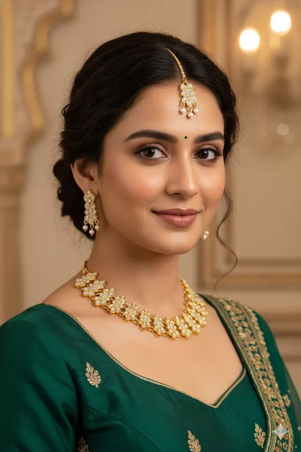 Gold_Tone_Floral_Jewellery_Set_for_Women