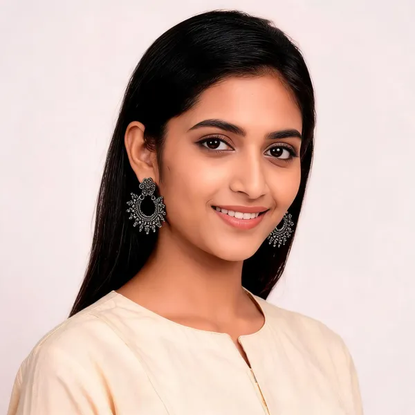 Oxidised_Silver_Floral_Chandbali_Earrings_for_Women_-_Pack_of_2