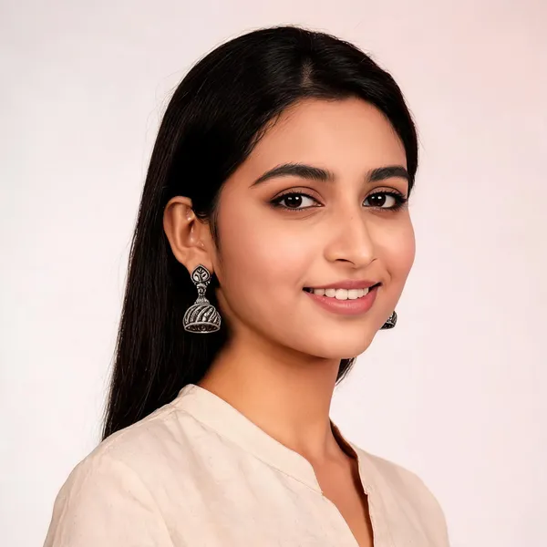 Silver-Tone_Oxidised_Jhumka_Earrings_for_Women_-_Pack_of_2