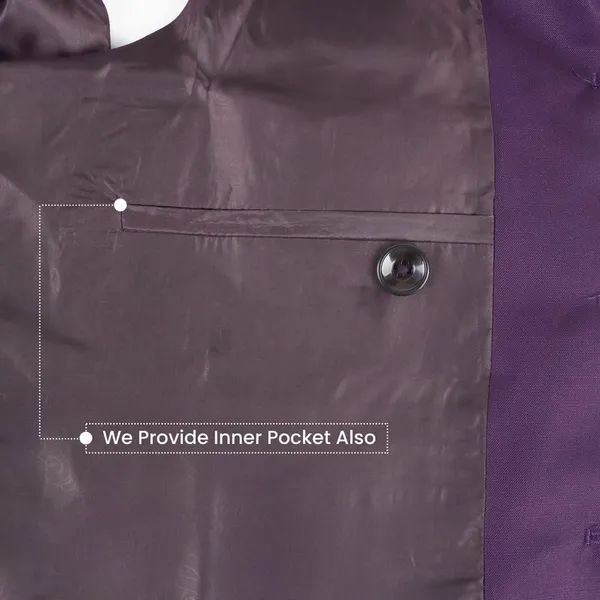 Gracyshade_Men’S_Nehru/Modi_Jacket_(Waistcoat)_Along-With_Inner_Pocket_-_Premium_Cotton_Fabric_With_Polyester_Lining,_Sleeveless_Regular_Fit_For_Festivals_And_Casuals_-_Purple_-_34