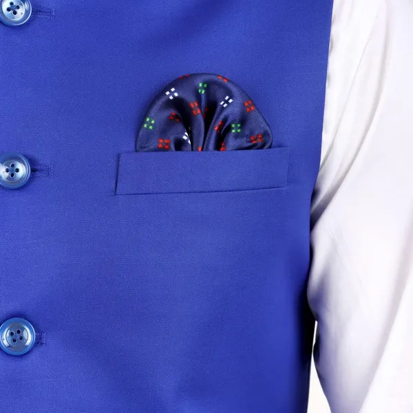 Gracyshade_Men’S_Nehru/Modi_Jacket_(Waistcoat)_Along-With_Inner_Pocket_-_Premium_Cotton_Fabric_With_Polyester_Lining,_Sleeveless_Regular_Fit_For_Festivals_And_Casuals_-_Royal_Blue_-_34