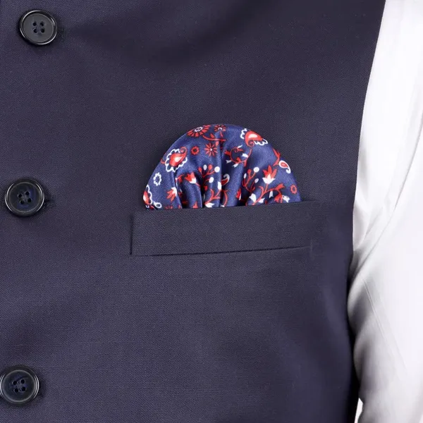 Gracyshade_Men’S_Nehru/Modi_Jacket_(Waistcoat)_Along-With_Inner_Pocket_-_Premium_Cotton_Fabric_With_Polyester_Lining,_Sleeveless_Regular_Fit_For_Festivals_And_Casuals_-_Navy_Blue_-_34