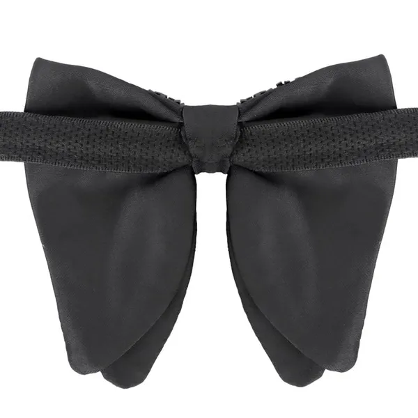 Gracyshade_Butterfly_Men'S_Pre-Tied_Designer_Embroidered_Bow_Tie_With_Adjustable_Length_Stylish_Tuxedo_Accessory_For_Formal_Events,_Weddings,_Parties_And_More_(Crystal_Black)