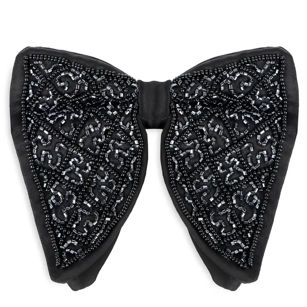 Gracyshade_Butterfly_Men'S_Pre-Tied_Designer_Embroidered_Bow_Tie_With_Adjustable_Length_Stylish_Tuxedo_Accessory_For_Formal_Events,_Weddings,_Parties_And_More_(Urban_Black)