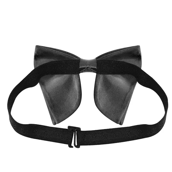 Gracyshade_Butterfly_Men'S_Pre-Tied_Designer_Embroidered_Bow_Tie_With_Adjustable_Length_Stylish_Tuxedo_Accessory_For_Formal_Events,_Weddings,_Parties_And_More_(Plain_Bow_Tie)