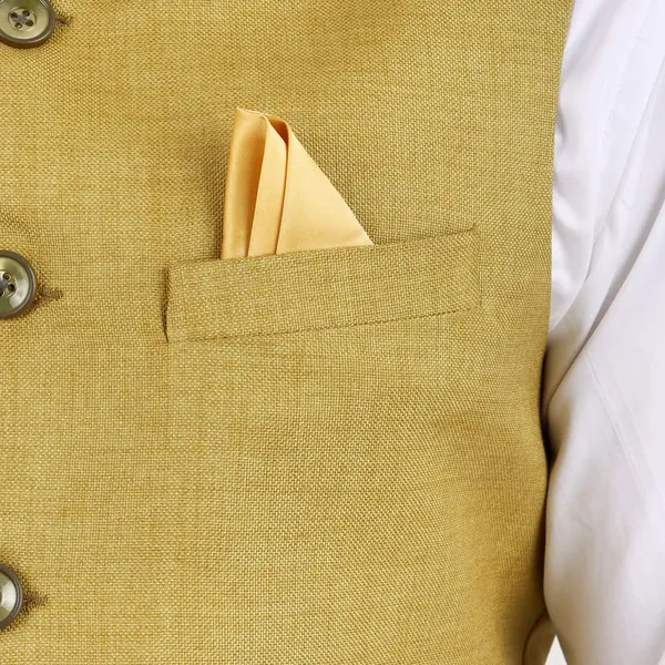 Gracyshade_Men’S_Nehru/Modi_Jacket_(Waistcoat)_Along-With_Inner_Pocket_-_Premium_Jute_Fabric_Lining,_Stylish_Sleeveless_Regular_Fit_Waistcoat_For_Festive,_Casual,_Or_Occasional_-_Olive_Green_-_34