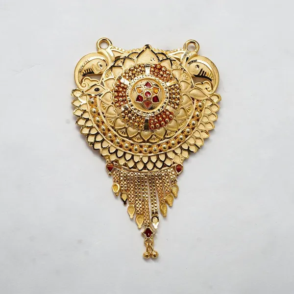 Premium_Gold_Plated__Traditional_Statement_Pendant_For_Women