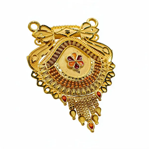 Premium_Gold_Plated__Ornate_Pendant_For_Women