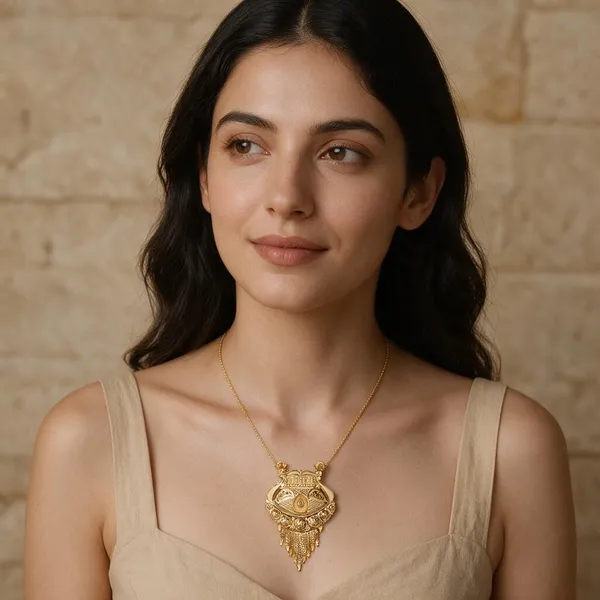 Premium_Gold_Plated__Statement_Pendant_For_Women