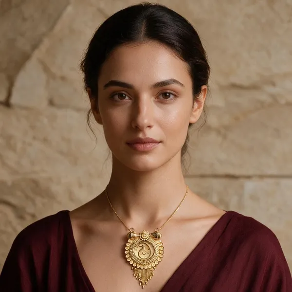 Premium_Gold_Plated__Traditional_Pendant_For_Women