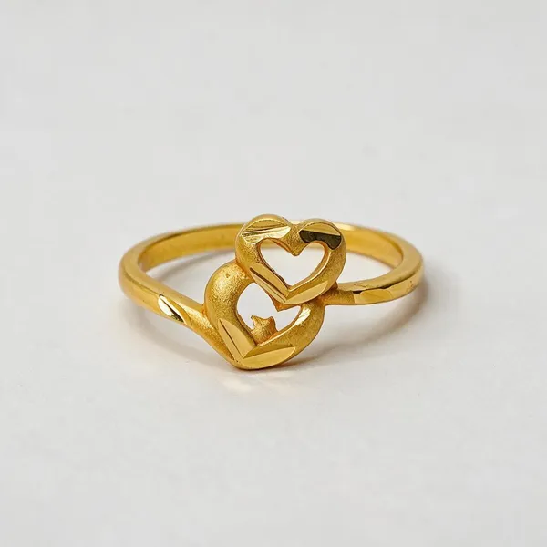 Premium_Gold_Plated__Heart_Ring_For_Women