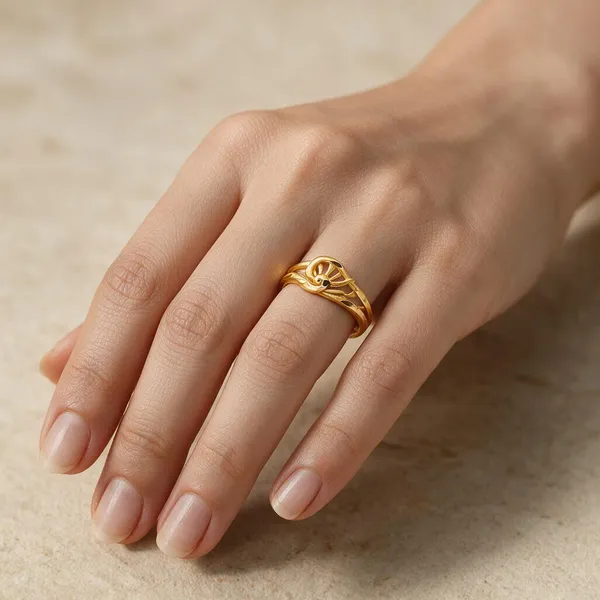 Premium_Gold_Plated__Decorative_Ring_For_Women