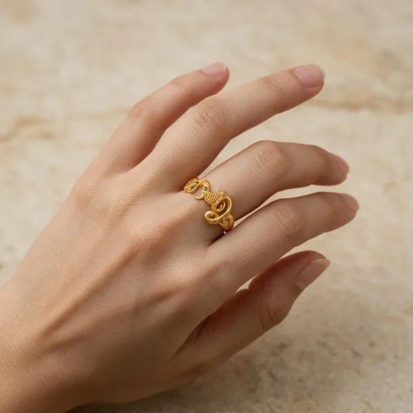 Premium_Gold_Plated__Ornate_Sculpted_Ring_For_Women