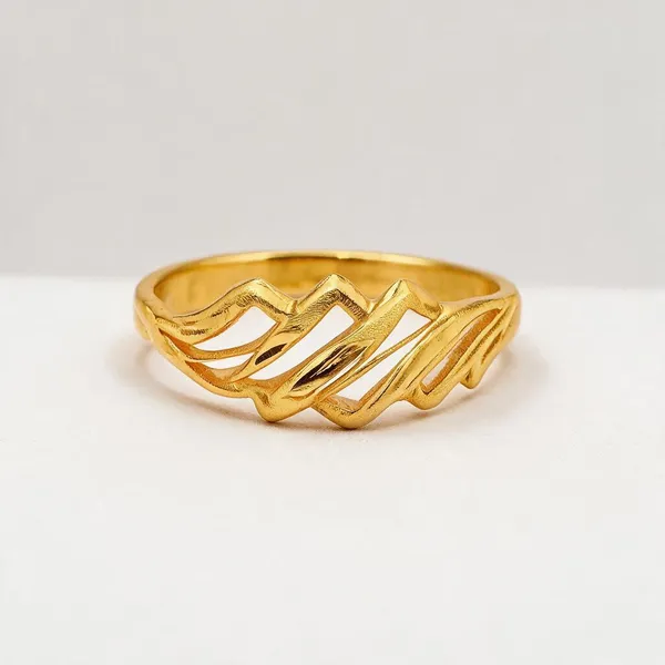 Premium_Gold_Plated__Leaf_Design_Ring_For_Women