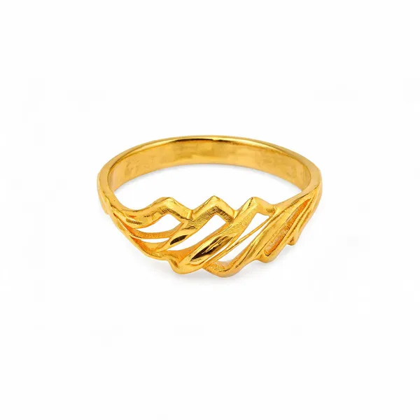 Premium_Gold_Plated__Leaf_Design_Ring_For_Women