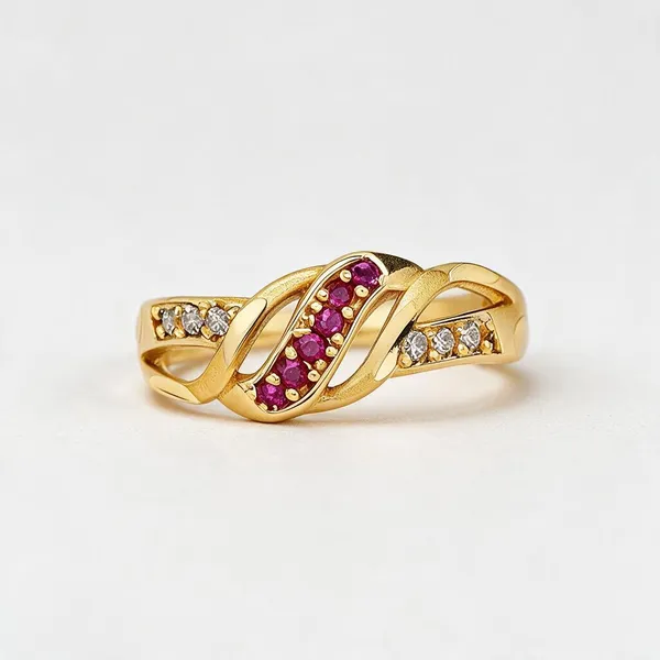 Premium_Gold_Plated__Stone_Embellished_Ring_For_Women