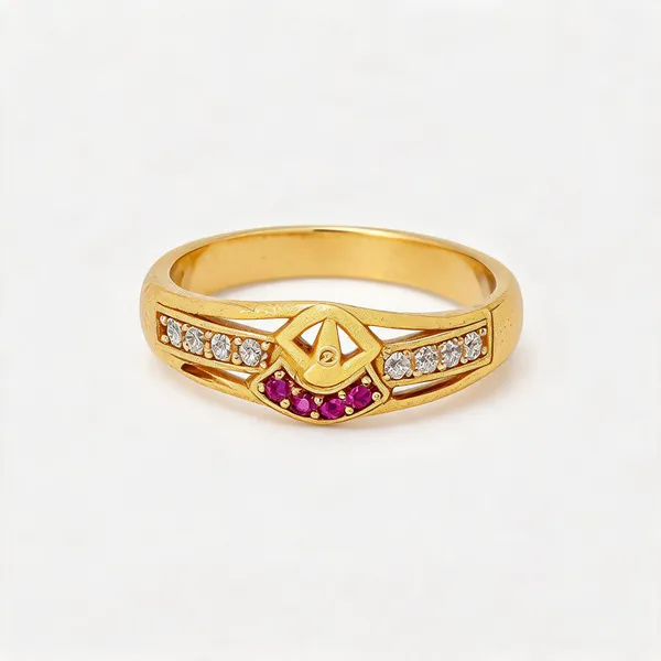 Premium_Gold_Plated__Stone_Studded_Ring_For_Women