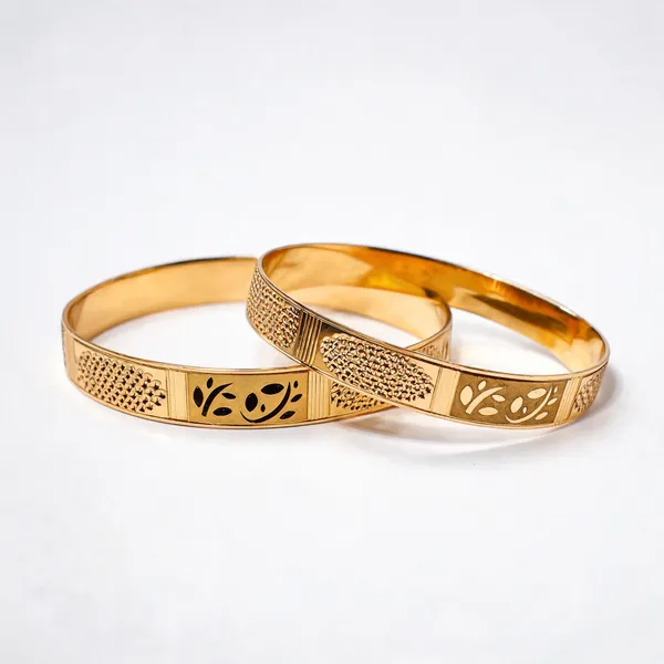 Premium_Gold_Plated__Engraved_Bangles_For_Women_Set_Of_2