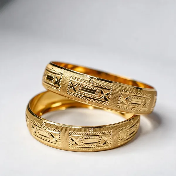 Premium_Gold_Plated__Geometric_Pattern_Bangle_Set_Of_2_For_Women