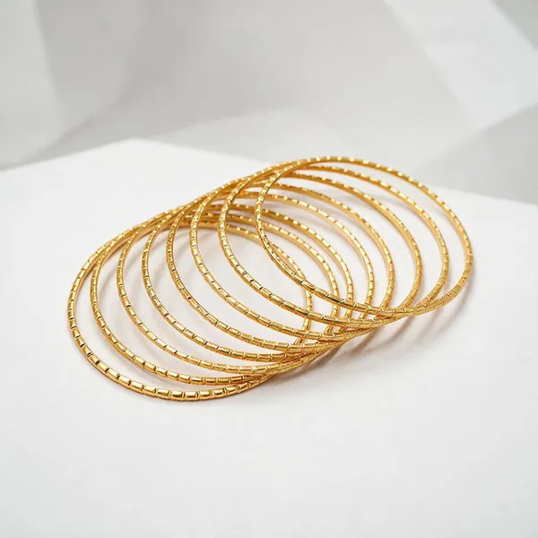 Premium_Gold_Plated__Textured_Bangle_Set_Of_8_For_Women