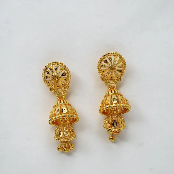 Premium_Gold_Plated__Traditional_Jhumka_Earrings_For_Women
