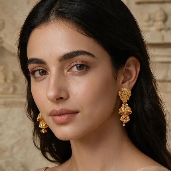 Premium_Gold_Plated__Traditional_Jhumka_Earrings_For_Women