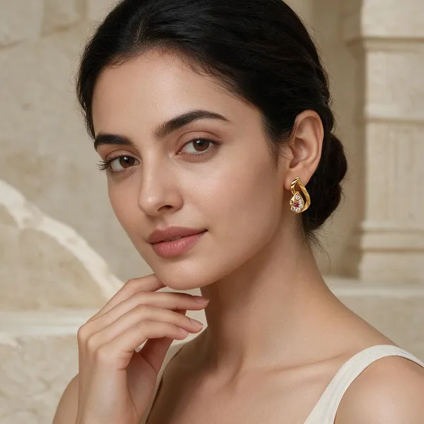 Premium_Gold_Plated__Stone_Studded_Drop_Earrings_For_Women