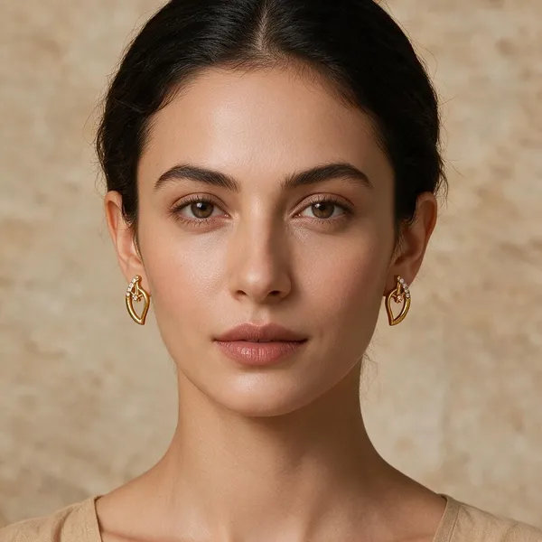 Premium_Gold_Plated__Leaf_Design_Earrings_For_Women