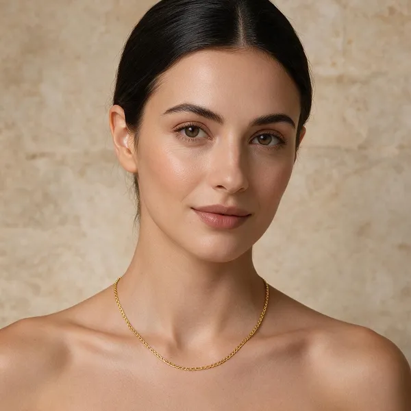 Premium_Gold_Plated__Link_Chain_Necklace_For_Women