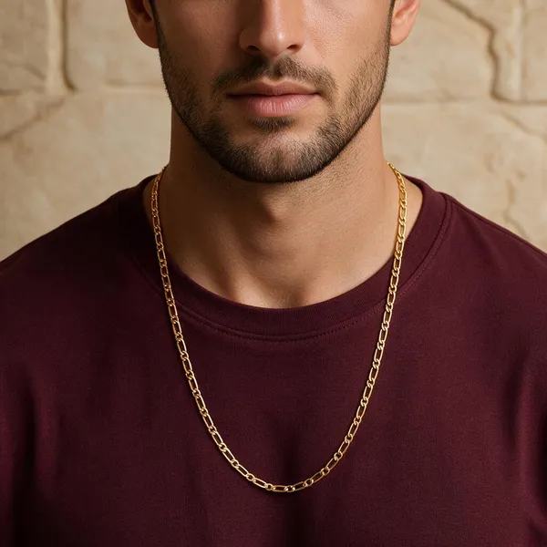 Premium_Gold_Plated__Link_Chain_Necklace_For_Men