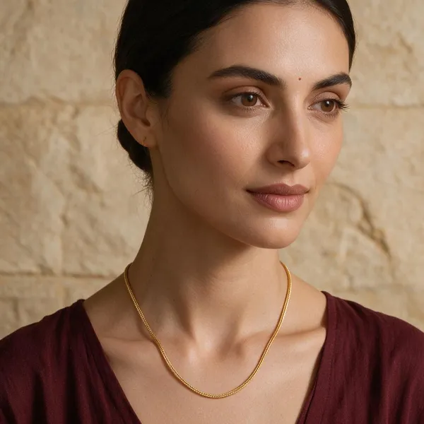 Premium_Gold_Plated__Chain_Necklace_For_Women