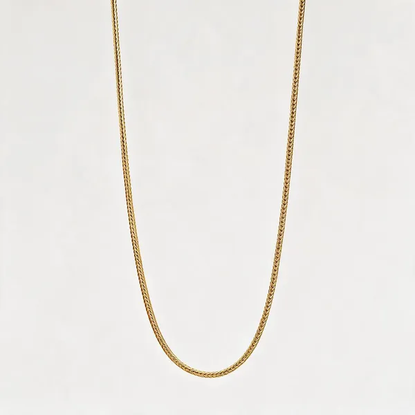 Premium_Gold_Plated__Woven_Chain_Necklace_For_Women