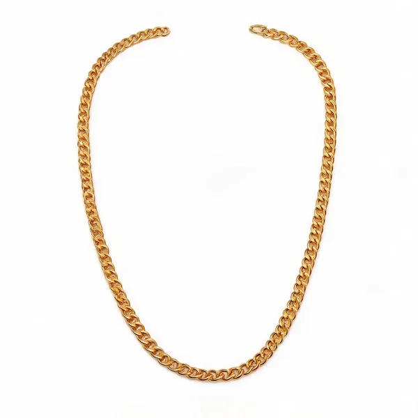 Premium_Gold_Plated__Link_Chain_Necklace_For_Women