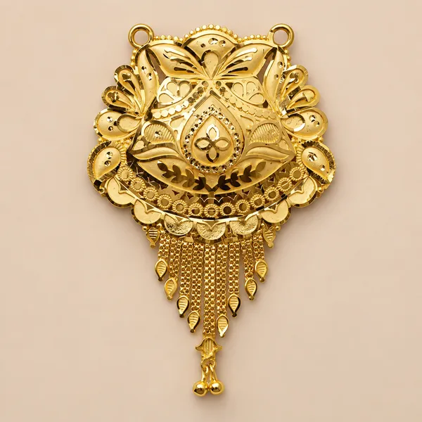 Premium_Gold_Plated__Ornate_Statement_Pendant_For_Women