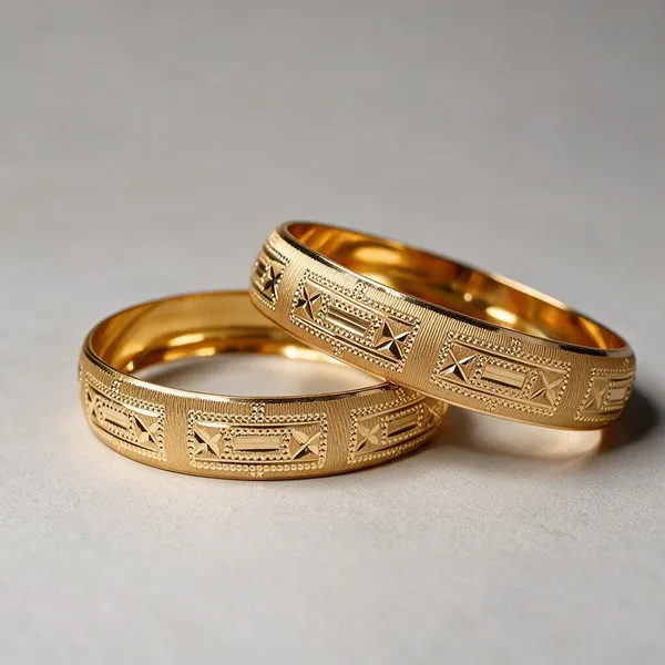 Premium_Gold_Plated__Geometric_Pattern_Bangle_Set_Of_2_For_Women
