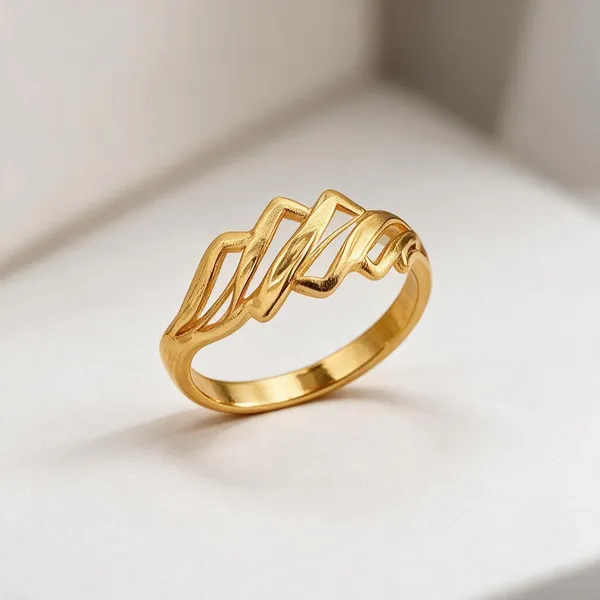 Premium_Gold_Plated__Leaf_Design_Ring_For_Women