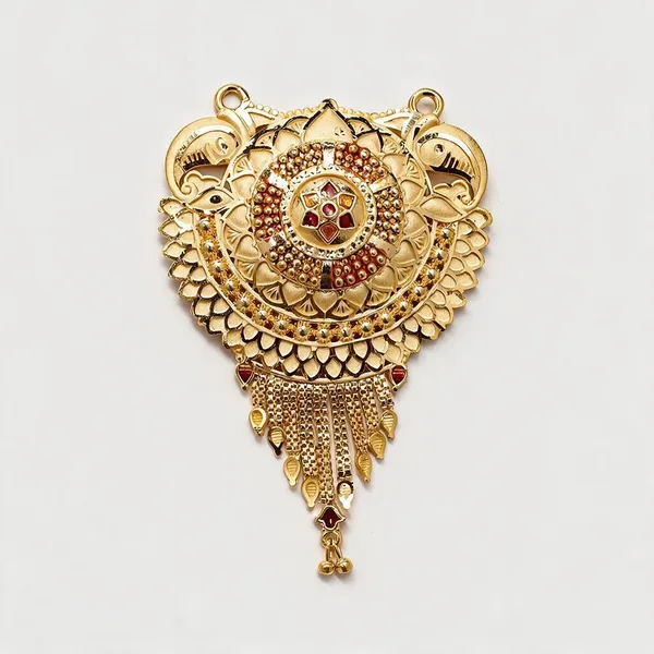 Premium_Gold_Plated__Traditional_Statement_Pendant_For_Women