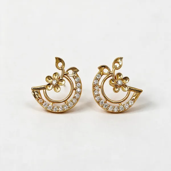 Premium_Gold_Plated__Floral_Crystal_Hoop_Earrings_For_Women
