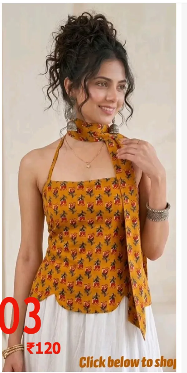 Mustard_Cotton_Sleeveless_Floral_Print_Top_For_Women