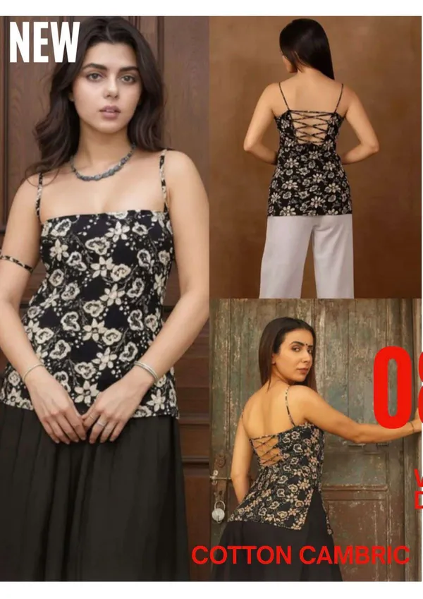 Black_Cotton_Cambric_Floral_Spaghetti_Top_For_Women