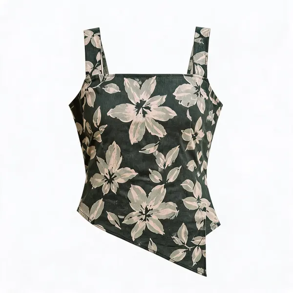 Grey_Cotton_Cambric_Sleeveless_Floral_Print_Top_For_Women
