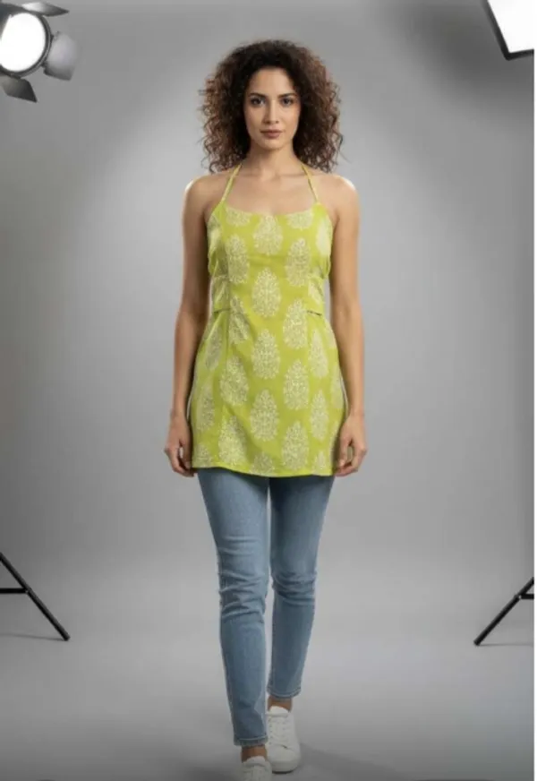 Green_Cotton_Sleeveless_Floral_Print_Top_For_Women