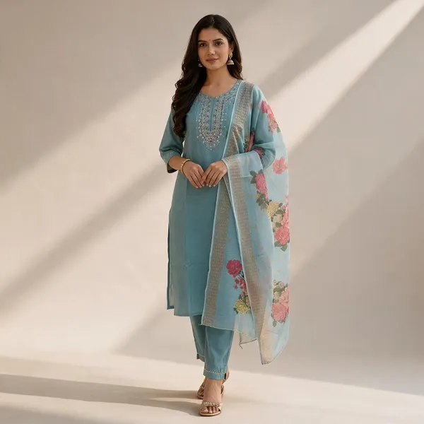 Blue_Embroidered_Straight_Kurta_Set_for_Women