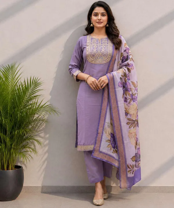 Purple_Embroidered_Straight_Kurta_Set_for_Women