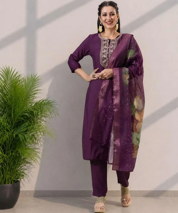 Purple_Embroidered_Straight_Kurta_Set_for_Women