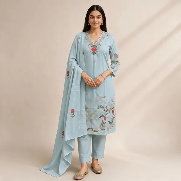 Light_Blue_Floral_Embroidered_Kurta_Set_for_Women