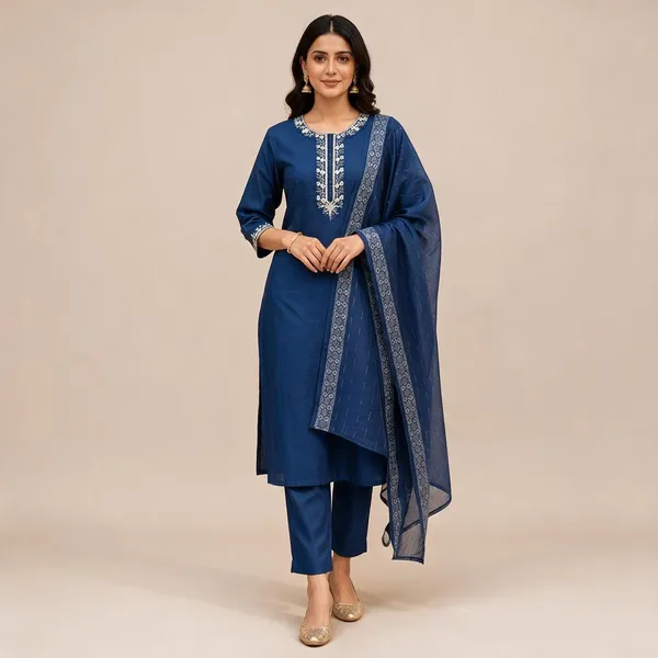 Blue_Straight_Kurta_Set_for_Women