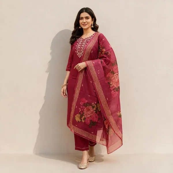 Maroon_Printed_Straight_Kurta_Set_for_Women